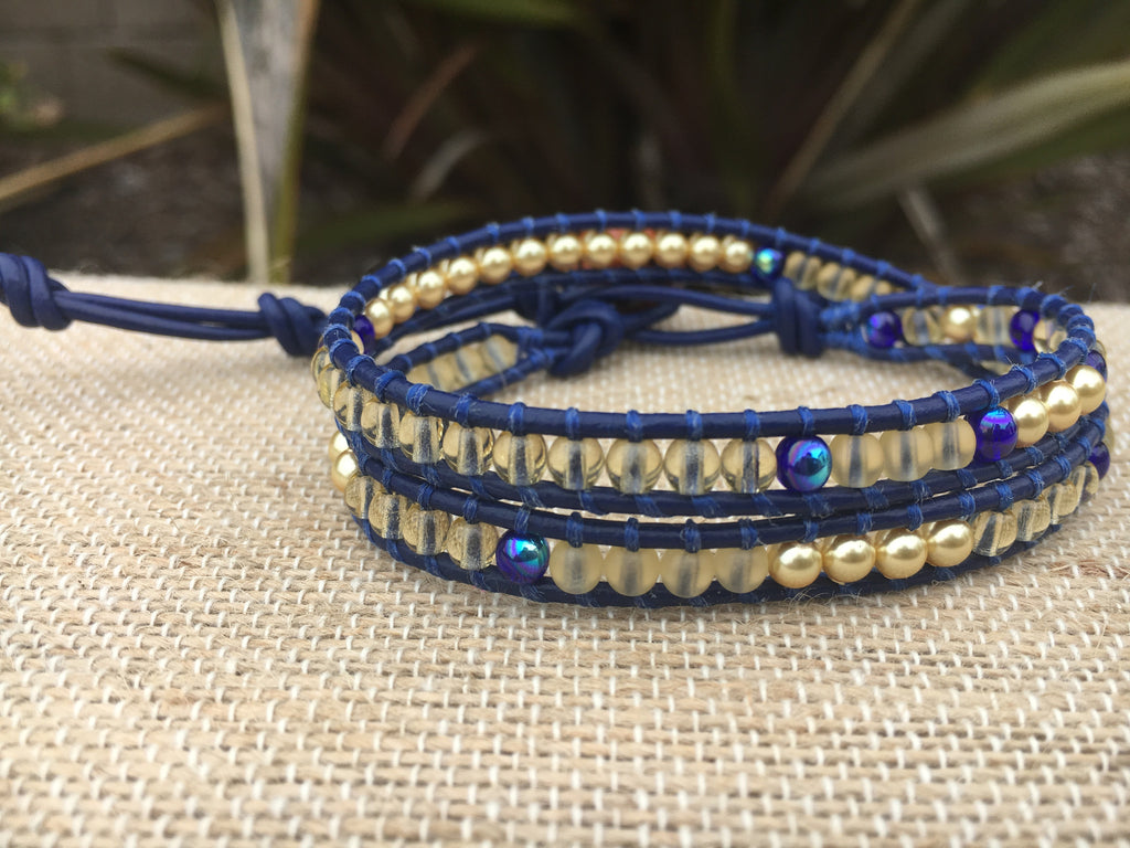 2-Wrap - Warriors Bracelet #3