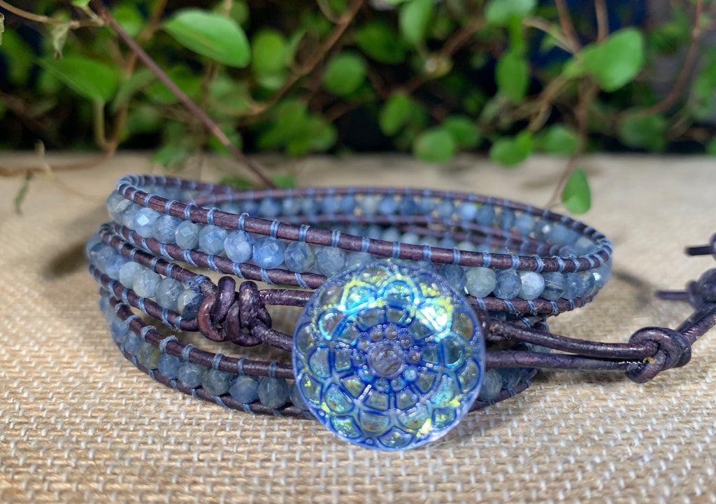 3-Wrap Bracelet - Kyanite