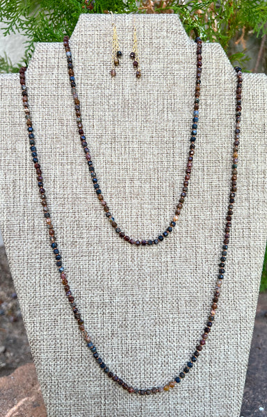 Knotted Pietersite Necklace