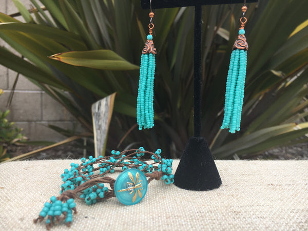 Bird's Nest Bracelet - Turquoise