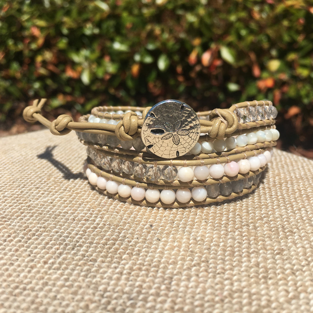 4-Wrap Bracelet - 4 stone bracelet #3